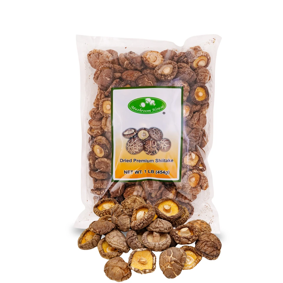 Mushroom House Dried Shiitake Premium Mushrooms, Whole