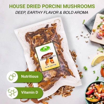 Mushroom House Dried Porcini Mushrooms
